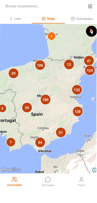 CragXchange App Map